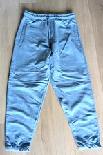 Zara Fleece Jogger Pants Mens L mid weight Drawstring Pockets 30x27 Blue pockets