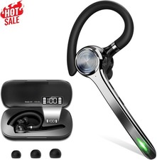  1 Best Wireless Headphone Blue Headset Bluetooth Truck Driver Noise Cancelling.