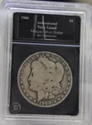 1900 O  US Morgan Silver Dollar $1 VG Collectors Slab Bradford