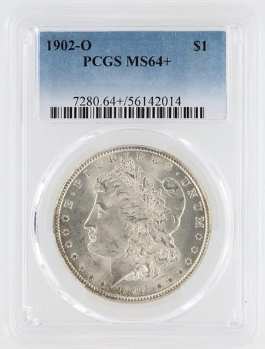 1902-O Morgan Silver Dollar PCGS MS64+ S$1 New Orleans Minted No Reserve