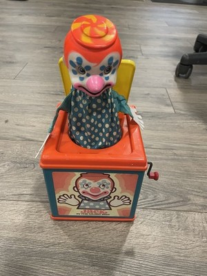 Mattel 1976 Jack In The Music Box Vintage Clown Read Description