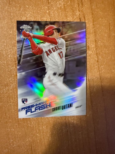 2018 Topps Chrome - Shohei Ohtani - #FF-1 Freshman Flash Rookie Insert ANGELS RC