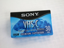 NEW Sony VHS-C Premium 30-min. Videocassette TC30VHGL 