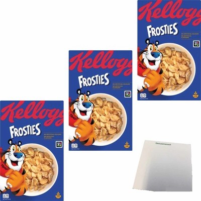 Kellogg's Frosties 3er Pack 3x400g Packlung usy Block
