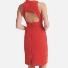Calvin Klein Vibrant Red Backless Dress, size 10