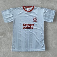 Liverpool FC 1980s Retro Away Shirt Crown Paints Score Draw Size S Vintage 