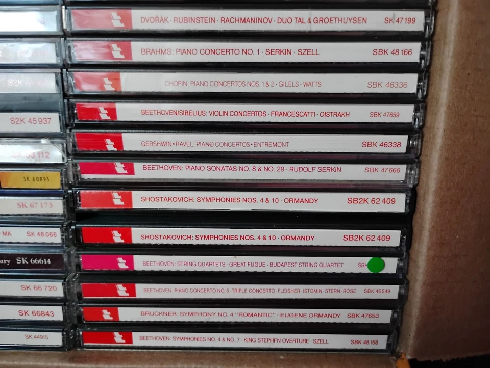 Lot of 30+ Sony Classical music CDs - Beethoven, Mozart, Tchaikovsky and more Foto 4 de 4