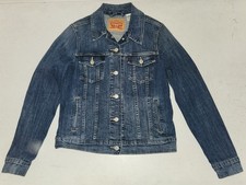 Womens Levi's Classic Trucker Denim Jean Jacket. Size Medium Blue.