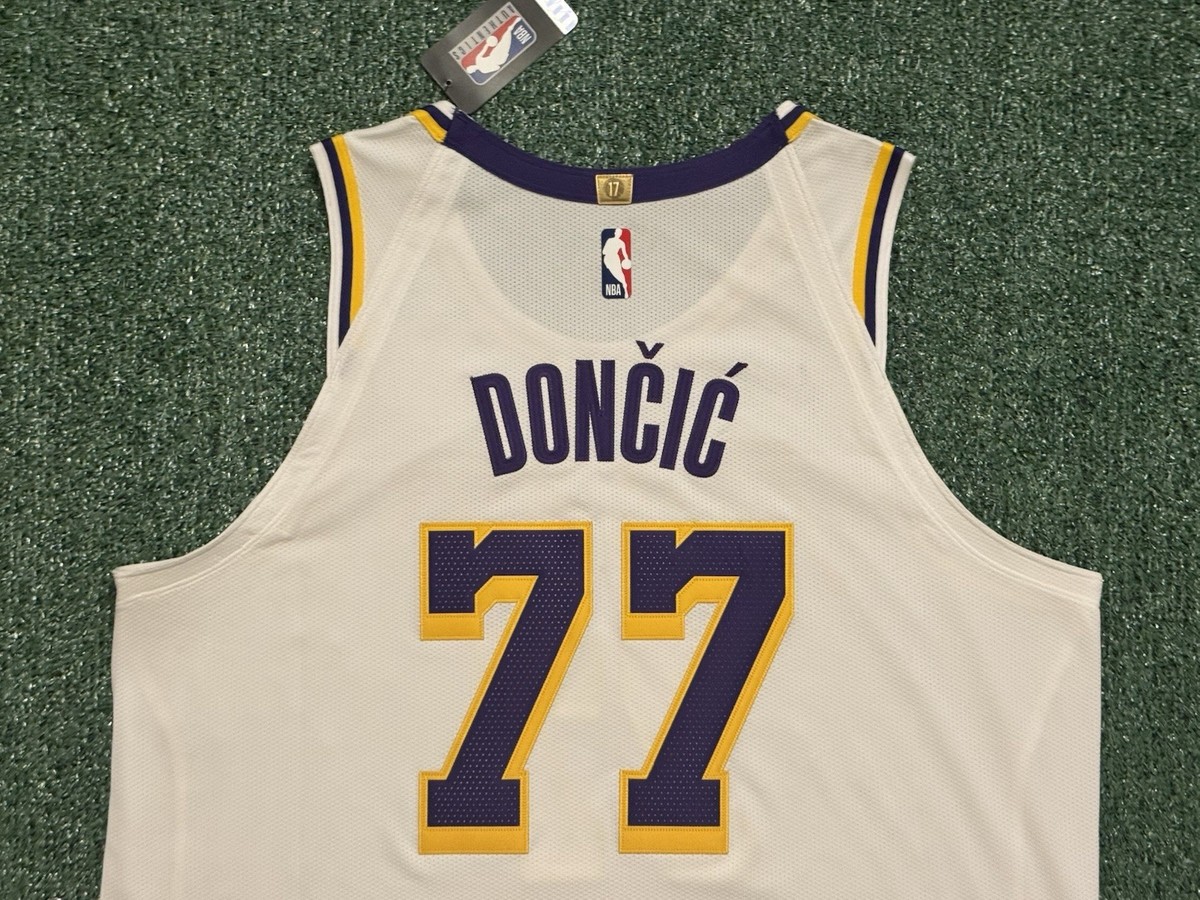 Authentic Luka Doncic LA Lakers Association Edition Nike ADV