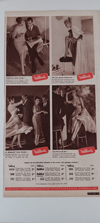 Bellinda Nahtfrei Strümpfe (1) 1956 original Werbeanzeige Reklame Dessous