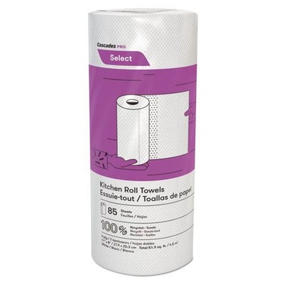 Cascades K085 Jumbo Kitchen Roll Towels 2-Ply 85 Sheets White