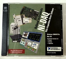 NI-DAQ Data Acquisition Driver Software 2-Disc Set - Windows 2000/NT/9x, Mac OS