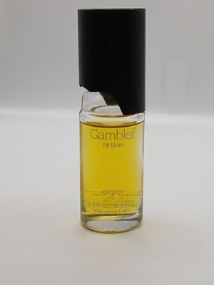 Vintage 1980's Gambler By Jovan Aftershave 1.0 fl oz / 30 ml Broken Cover 90%
