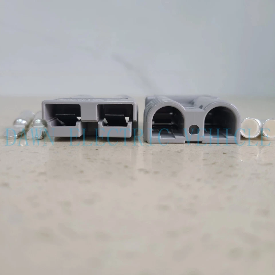 Genuine Anderson SB50 Connector Plug Kit, Gray 2 Casings With 4 Terminals /6 AWG - Image 3 of 3
