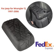 1x Center Console Armrest Cover Rubber Tire Tread For 1997-2006 Jeep Wrangler Tj 1x Center Console Armrest Cover Rubber Tire Tread For 1997-2006 Jeep Wrangler Tj