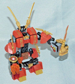 LEGO Ninjago Set 70500 Kai's Fire Mech with Minifigures & Instructions