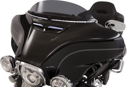 Отделка лобового стекла Ciro - черный светодиодный мотоцикл уличный велосипед 11001 2350-0470 - Изображение 3 из 4