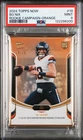 2024 Topps Now Rookie Campaign #19 Bo Nix Rookie Campaign-Orange PSA 9 RC