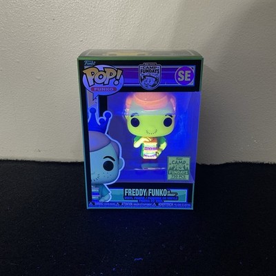 FUNKO POP FREDDY AS SHAGGY BLACKLIGHT CAMP FUNDAYS 750 SE SEE PICS