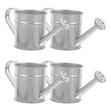  4 Pezzi Portafiori Annaffiatoio Zincato Piccolo Vaso Fiori Vaso Fiori In Metallo
