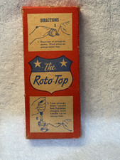 Vintage Roto- Top Toy Spinning Top Sets/original  Box /Launcher and Tops