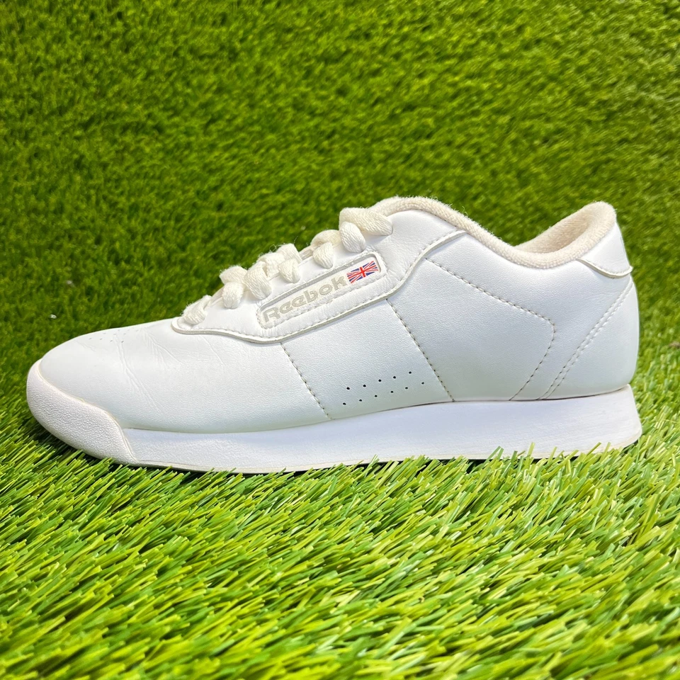 Reebok Classic Princess Womens Size 6.5 White Athletic Walking Shoes Sneakers - Image 3 of 4