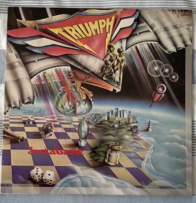 TRIUMPH JUST A GAME VINYL LP PL 13224 - NM-NM 1979 Hard Rock