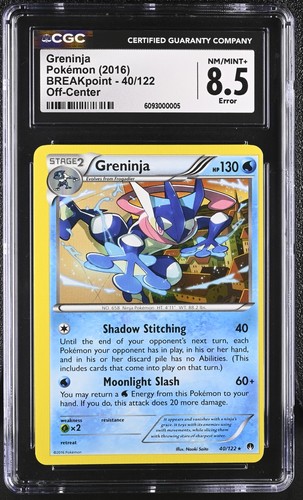 Greninja graded CGC 8.5 for sale on eBay