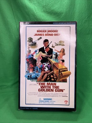 SIDESHOW 1/6 JAMES BOND 007 ROGER MOORE 12  FIGURE MAN WITH THE GOLDEN GUN MIB
