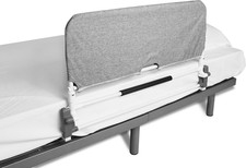 Sponda Letto Anziani Anticaduta Abatible (Da 90 a 180 Cm), Ringhiera Regolabile,
