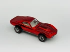 Hot Wheels Redline CUSTOM CORVETTE Red US White Interior Very Nice !!