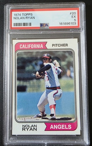 1974 Topps #20 Nolan Ryan PSA 5