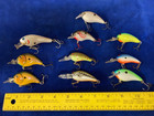 TEN GREAT VINTAGE  BASS FISHING LURES — photo 1
