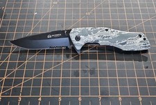 Olympia Tools Camo Green Folding Pocket Knife