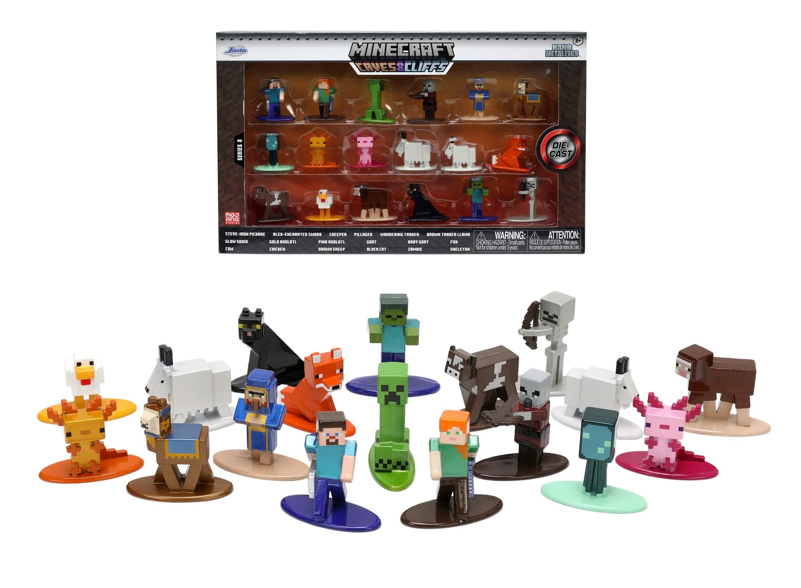 Jada Toys 253265008 - Minecraft Multi Pack Nano figuren Wave 8 meerkleurig 12790₽
