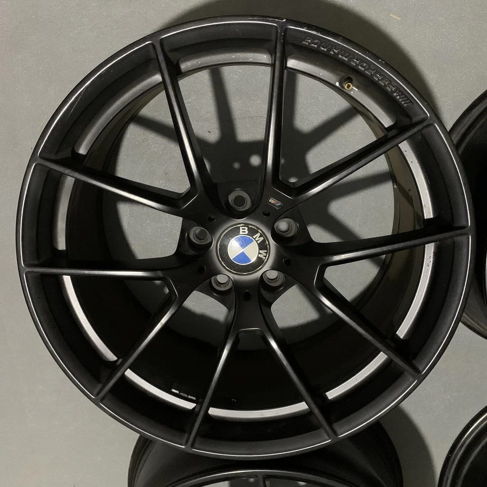 Set of 4 OEM Genuine BMW M4CS M3CS M4 M3 19'' 20” 763M F80 F82 F83 Wheels Rims - Image 4 of 4