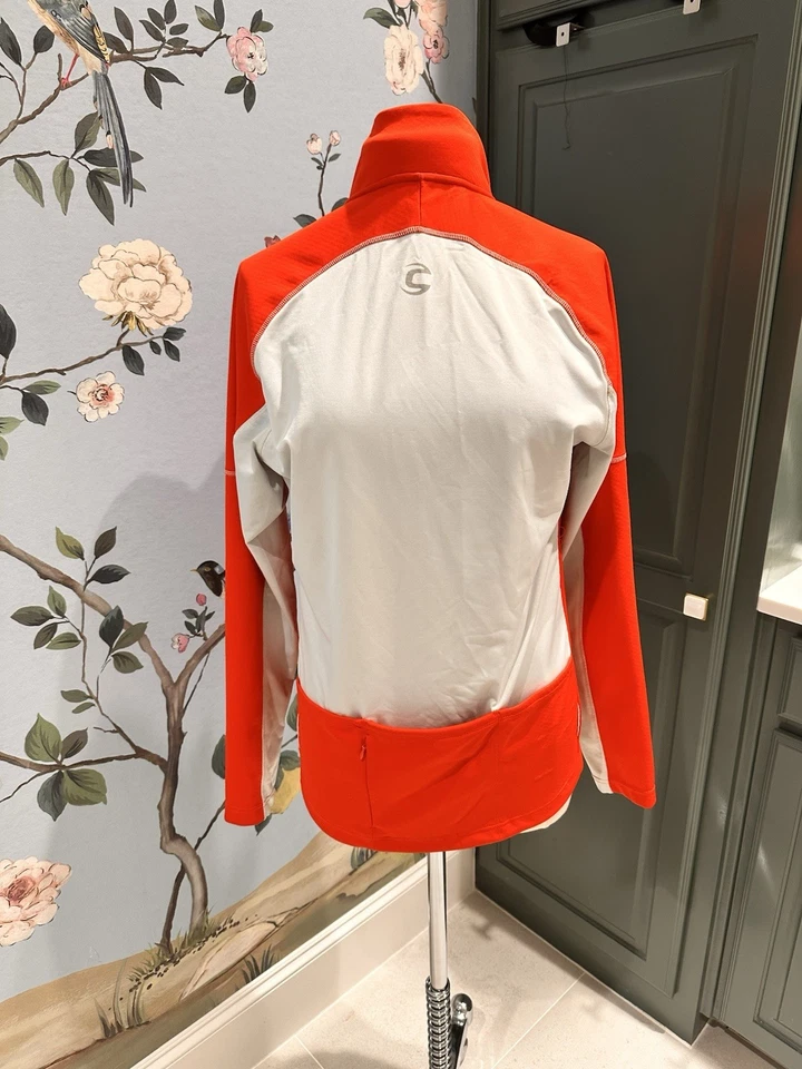 Chaqueta de ciclismo Cannondale para hombre roja negra gris cremallera completa talla M usada en excelente estado Foto 3 de 4
