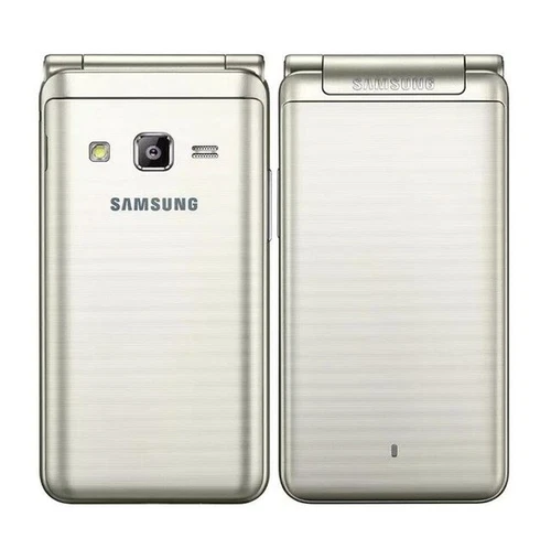 Original Samsung Galaxy Folder G1600 Dual SIM LTE Flip Unlocked SmartPhone Gold - Picture 12 of 12