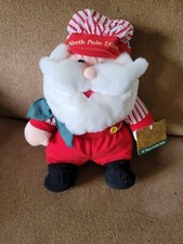 Vtg Mty International Santa Claus North Pole Express 1996 Plush Stuffed NWT
