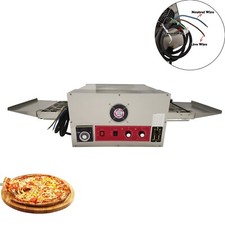 Commercial 220V 1PH 6000W Electric Countertop Conveyor Pizza Baking Oven 12"