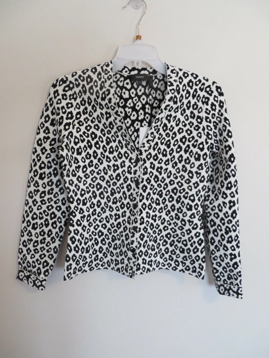 Theory leopard deals jacket