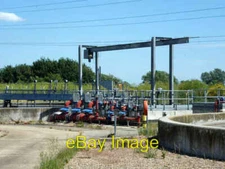 Photo 6x4 Sewage works plant North Ockendon The discharge from this works c2015