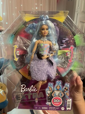 BARBIE EXTRA Doll Accessories Set, Blue Hair, 30+ Looks