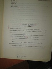 Robert Reed TREADING IN THE AFTERGLOW Original Science Fiction Story Typescript 