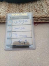 FIFE/GIBSON/HISSEY/LIN QUAD SIGNATURES 2012 UD SP Signature Edition #BOS37 NM-MT