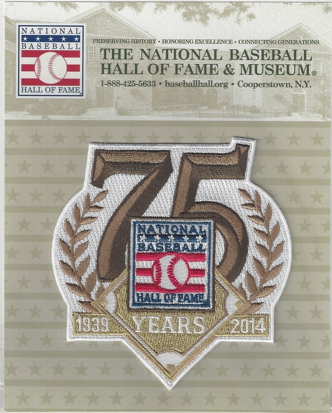 National Baseball Hall of Fame Museum 75th Anniversary Patch