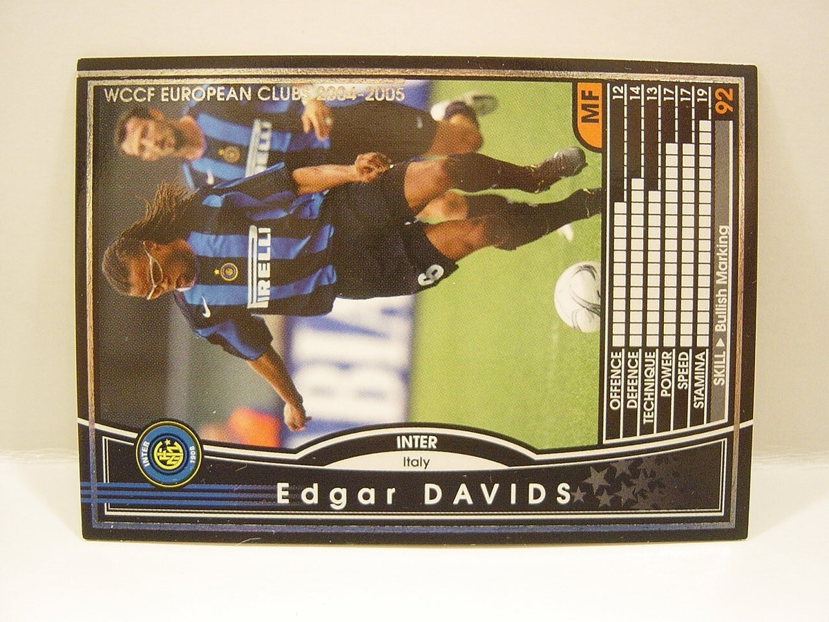WCCF 2004~2005 Panini WCCF 2004-05 Edgar Davids 1973 Dutch No.8 FC Inter