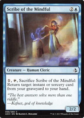 Scribe of the Mindful Amonkhet LP/NM MTG Magic DNA GAMES