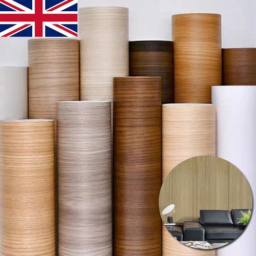 5M Wood Effect Vinyl Wrap Self Adhesive Film Stickers Worktop Covering