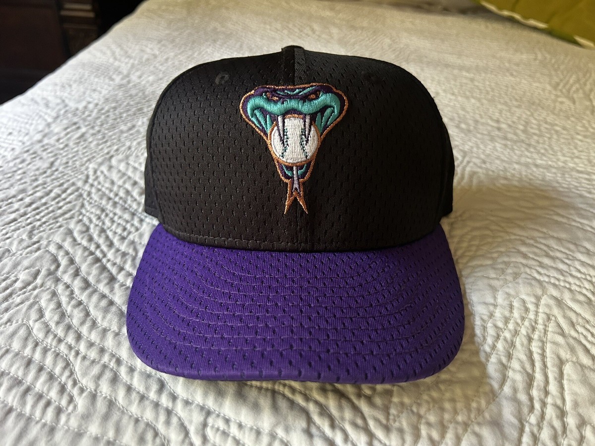 Arizona Diamondbacks 59Fifty BP Hat Black/purple Snake Logo